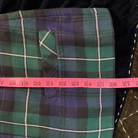 Vintage Moffat Vest Handloom Weavers Tartan Plaid Wool Vest Kilmahog Scotland - Picture 5 of 6